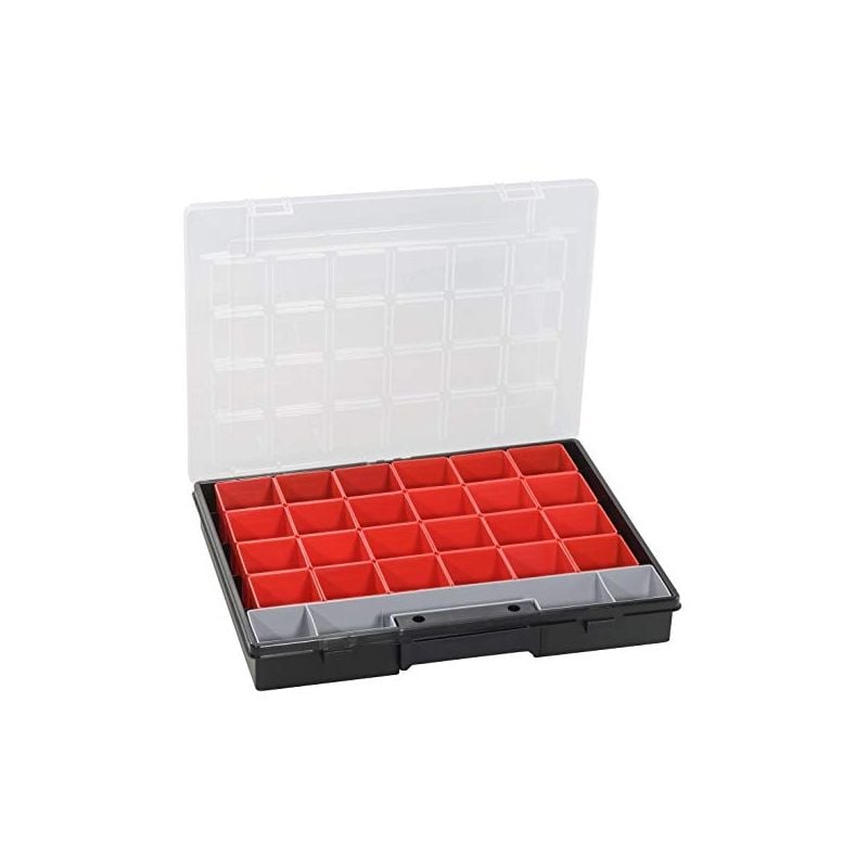Allit - 457203 boîtes de rangement avec 25 compartiments, multicolore