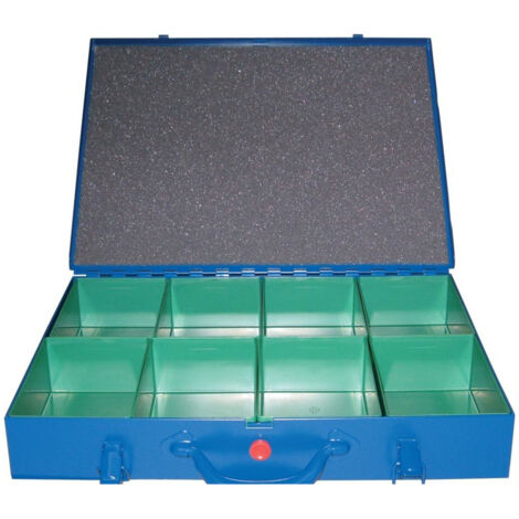 Casier de rangement en métal 440x330x 66mm 8 boites interchangeables