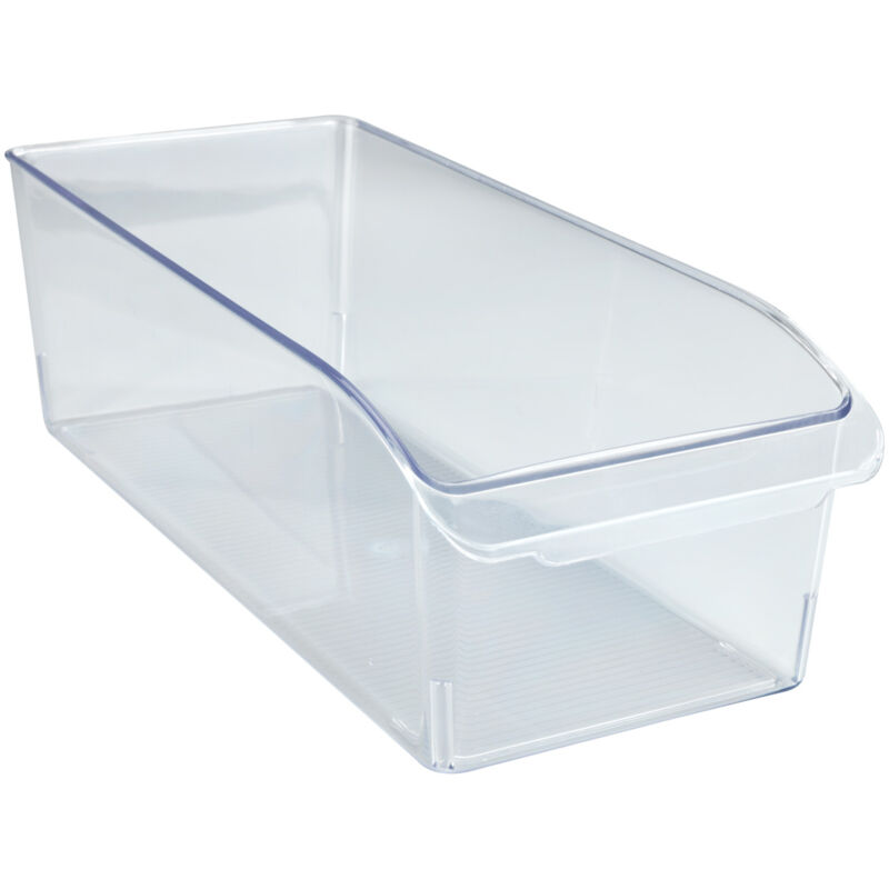 Wenko - Rangement frigo, placard taille m, organisateur frigo transparent, pet adapté au contact alimentaire, 15x11x37 cm, Transparent