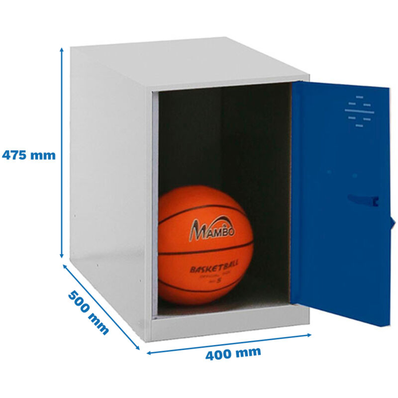 Vestiaire simonlocker dism. mini 475x400x500 mm gr/azu - 475x400x500 0Kg Simonrack