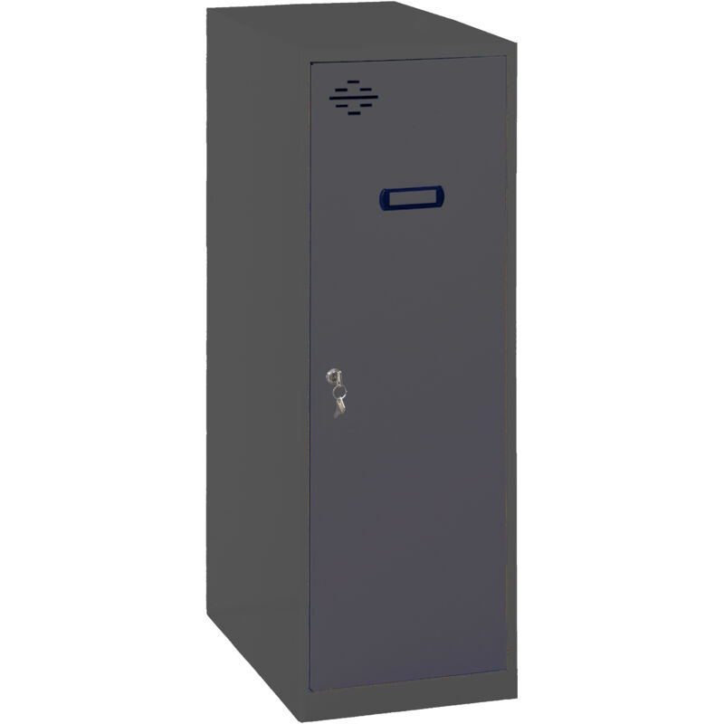 Casier Vestiaire Metallique Petit, 915x300x500 mm, Armoire Metallique Petit, Comprend la Clé, Anthracite - Simonlocker - Simonrack Casier Vestiaire Metallique Petit, 915x300x500 mm, Armoire Metallique Petit, Comprend la Clé, Anthracite - Simonlocker - Simonrack
