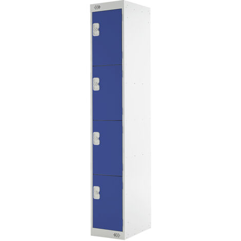 Casier industriel 4 portes porte en Acier, 1800 mm x 300 mm x 450mm ( Prix pour 1 Kit )
