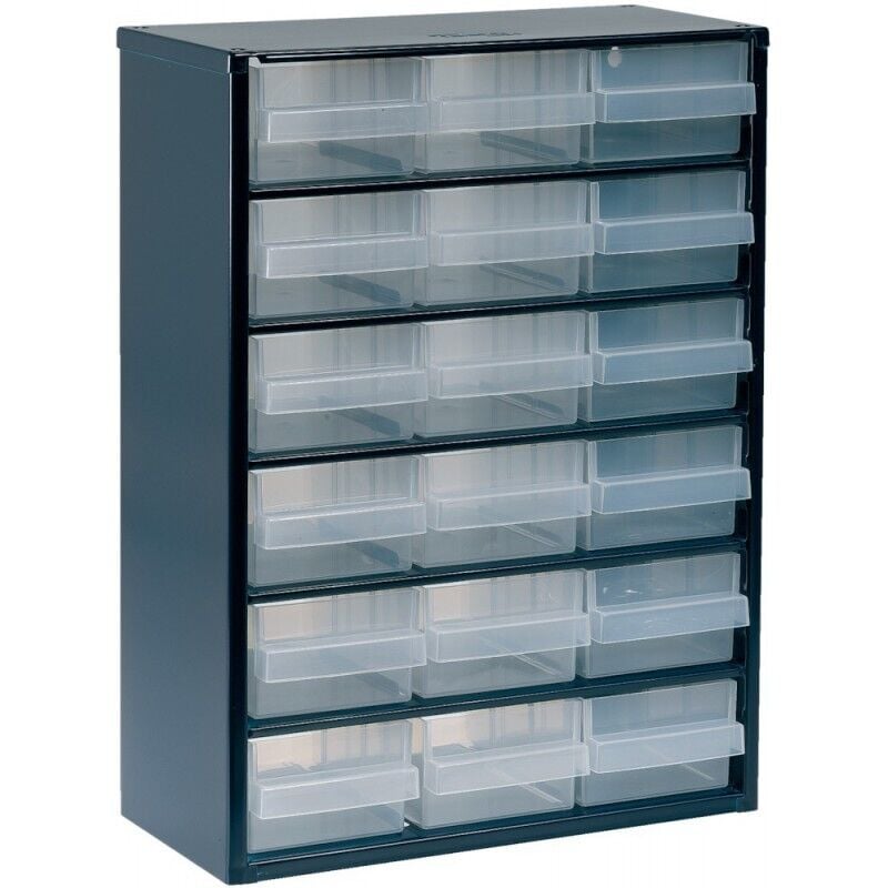 Raaco - Magasin a tiroir 18 tiroirs Typ 150-02 bleu