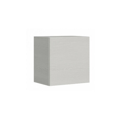 Casier murale porte battante frêne blanc Ela L60xH60xP40