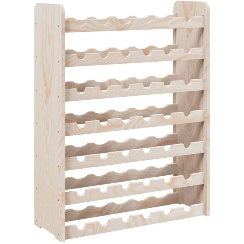 Décoshop26 - Casier range bouteilles étagère de rangement jusqu'à 42 bouteilles de vin 67,5 x 25 x 87 cm bois de pin DEC024360