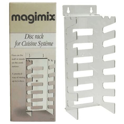 CASIER RANGEMENT 6 DISQUES MAGIMIX POUR PIECES PREPARATION CULINAIRE PETIT ELECTROMENAGER - 17029