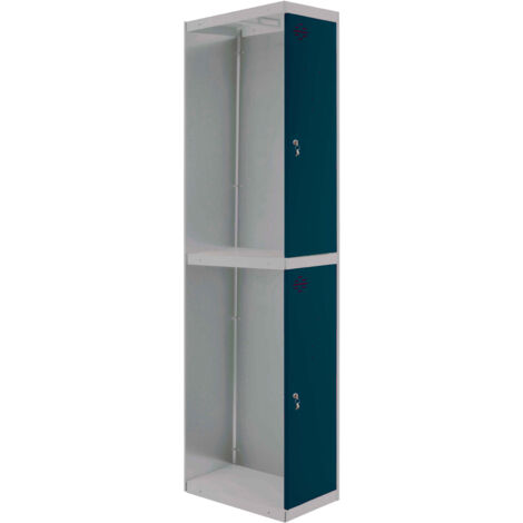 Casiers métalliques SIMONLOCKER (180x40x50cm) GRIS ET ANTHRACITE