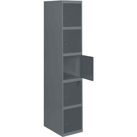 Casillero metálico SIMONLOCKER (180x30x50cm) ANTRACITA