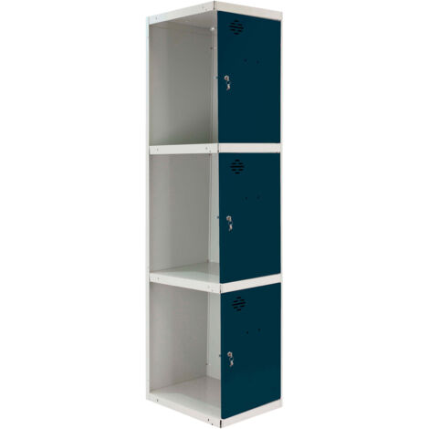 Casillero metálico SIMONLOCKER (180x30x50cm) GRIS Y ANTRACITA