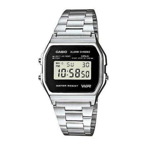 Casio A158WEA-1EF Reloj de pulsera Unisex Electrónico Negro reloj