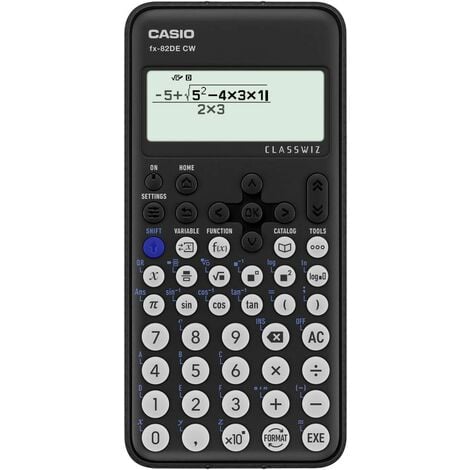 Casio FX-82MS-2 Calculatrice scolaire noir Ecran: 12 à pile(s) (l x H x P)  77 x 14 x 162 mm - Conrad Electronic France