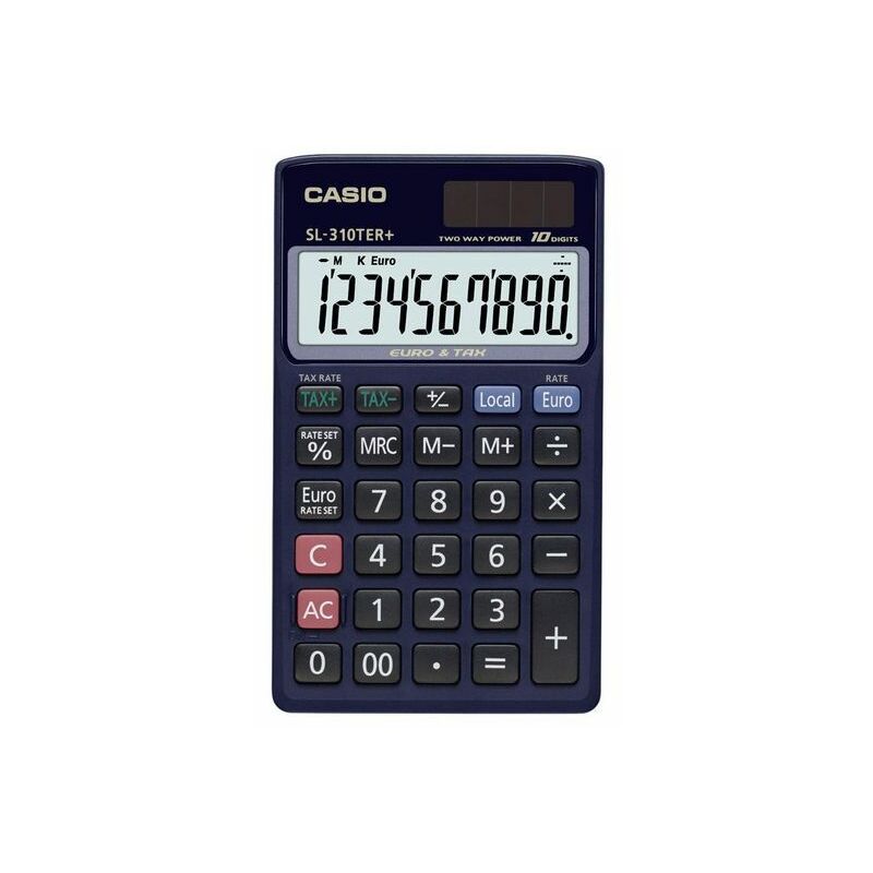 Image of Casio SL-310TER+ calcolatrice Tasca Calcolatrice di base Blu