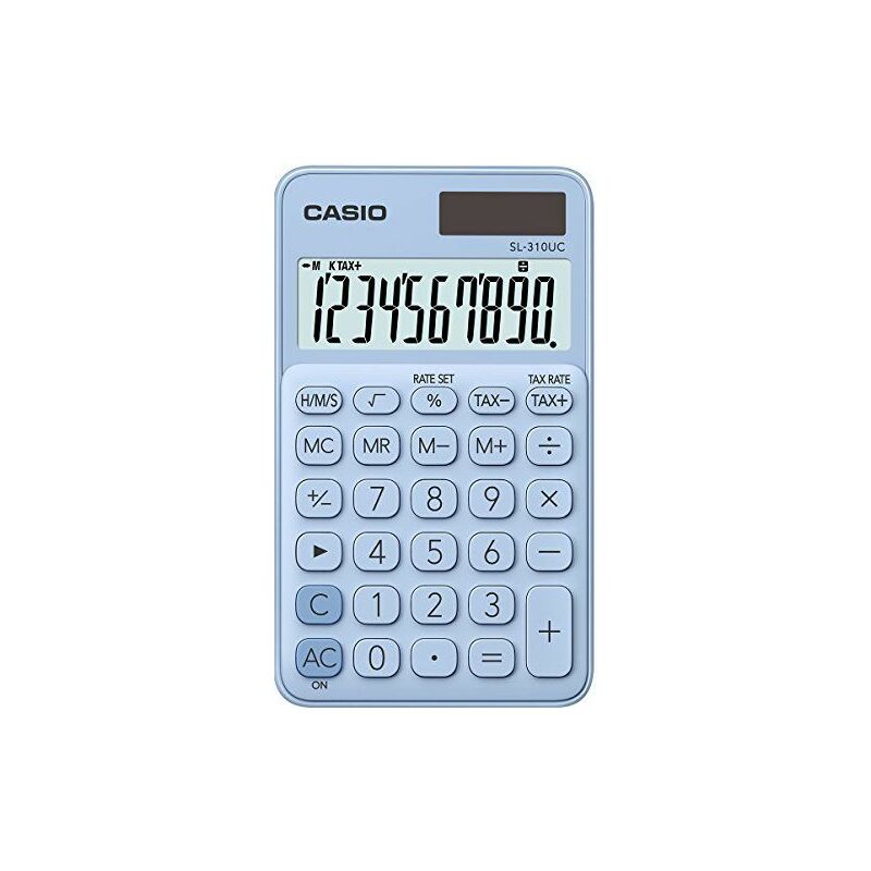 Image of Casio SL-310UC-LB calcolatrice Tasca Calcolatrice di base Blu