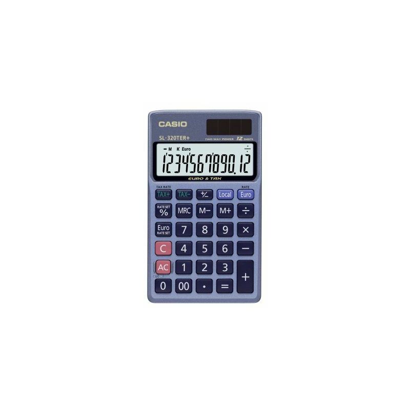 Image of Casio SL-320TER+ calcolatrice Tasca Calcolatrice di base Blu