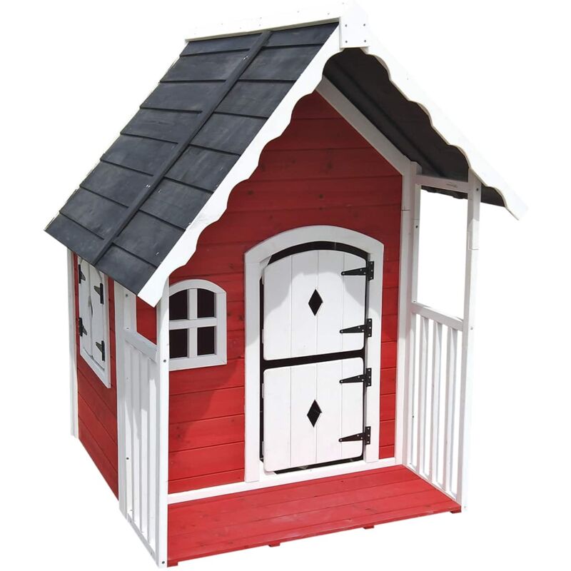 

Casita Infantil de Madera Outdoor Toys Anny 1,56 m² 120x130x140 cm con Barandilla