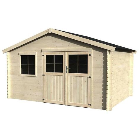 Casita de madera FLODEAL 28mm 298x400cm