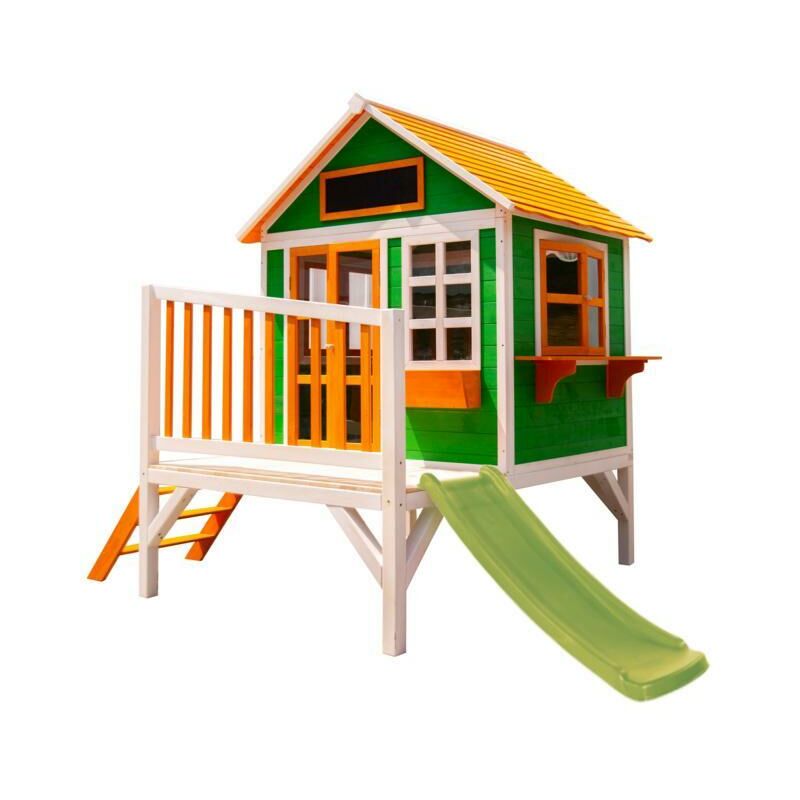 

Casita infantil de madera elevada Masgames FLAM