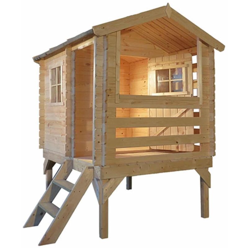 

Casita Infantil de Madera Maya 2,6 m² de 181x146x205 cm - Outdoor Toys