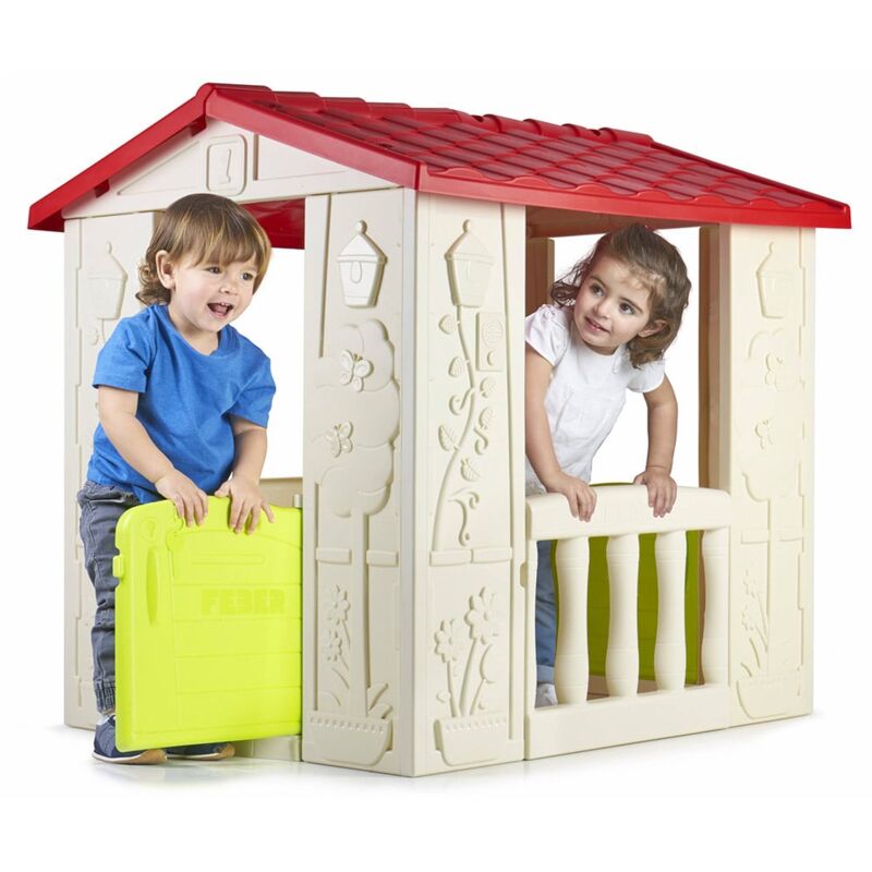 

Casa de juegos de plástico para niños Happy House Feber