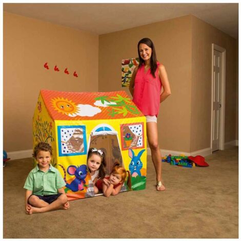 Casita Juguete para Niños Bestway 52007 jardín interior