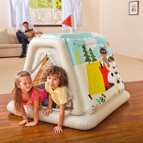 Casita tienda hinchable para niños Intex 48634 casa jardín