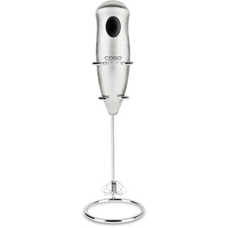 Caso 1611 Fomini Design Milchaufschäumer, Milchschäumer mit Edelstahlfeder, Ideal Auch für Montalatte, Acciaio Inox