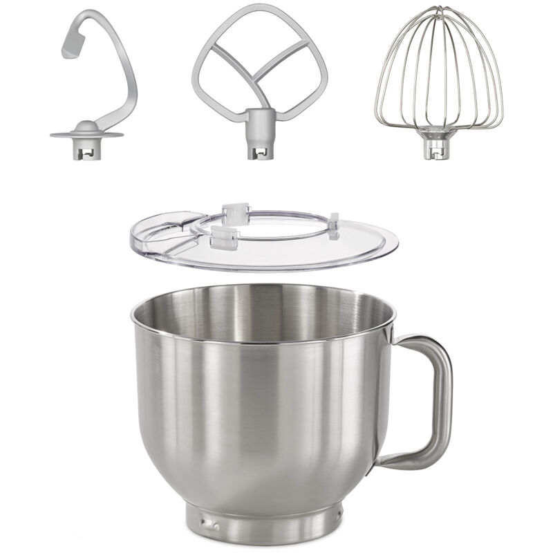 Caso - Bol en acier inoxydable pour robot de cuisine km 1800 Black