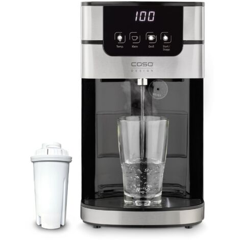 CASO PerfectCup 1000 Pro - Dispenser di acqua calda Turbo in pochi secondi, 2600 W, serbatoio dell'acqua rimovibile da 4 litri, regolabile da 70 a 100 °C, ideale per cucine da ufficio e buffet