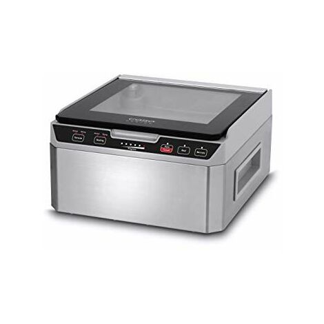 Caso VacuChef 40 1417 Appareil de mise sous vide en acier inoxydable 3 l avec chambre à vide 70 l/minute, double