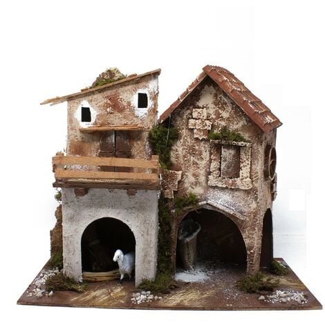 Casolare per Presepe 28x15 cm Casette Rurali 11300