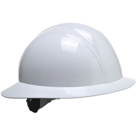 Portwest – Casque intégral léger en polypropylène – Norme EPI – Harnais 4 points – Taille ajustable 52 à 63 cm – Protection optimale contre débris et pluie