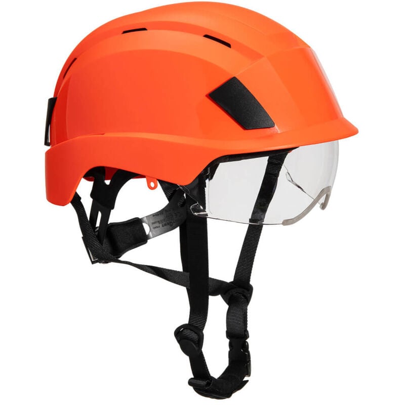 Casque à lunette intégrée - orange Portwest