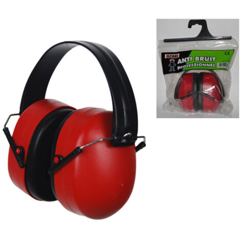 Casque anti-bruit 26 dB avec oreillettes réglables. Norme EN352-1. Produit livré avec cravate cross marketing lorsque commandées
