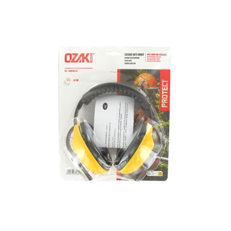 Casque Anti-bruit 26 Db Professionnel Super Confort Ozaki Premium Avec Monture Réglable En352-1.