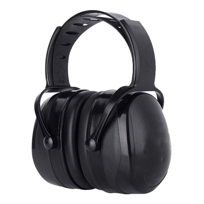 Casque Anti Bruit Adulte Réglable Confortable, avec Une Atténuation de SNR 38dB, pour Milieu Bruyant ou Stressant-Noir