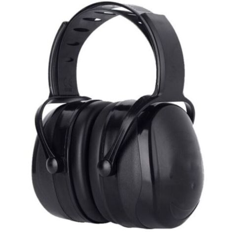 Casque Anti Bruit Adulte Réglable Confortable, avec Une Atténuation de SNR 38dB, pour Milieu Bruyant ou Stressant-Noir-