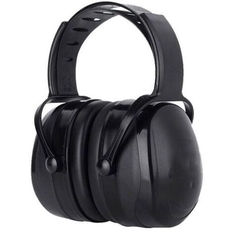 Casque Anti Bruit Adulte Réglable Confortable, avec Une Atténuation de SNR 38dB, pour Milieu Bruyant ou Stressant-Noir