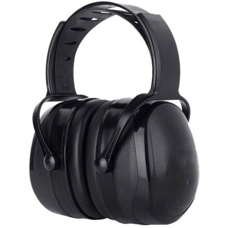 Casque Anti Bruit Adulte Réglable Confortable. avec Une Atténuation de SNR 38dB. pour Milieu Bruyant ou Stressant-Noir.