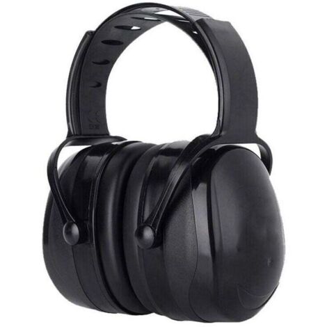 Casque Anti Bruit Adulte Réglable Confortable, avec Une Atténuation de SNR 38dB, pour Milieu Bruyant ou Stressant-Noir..DEBUNS
