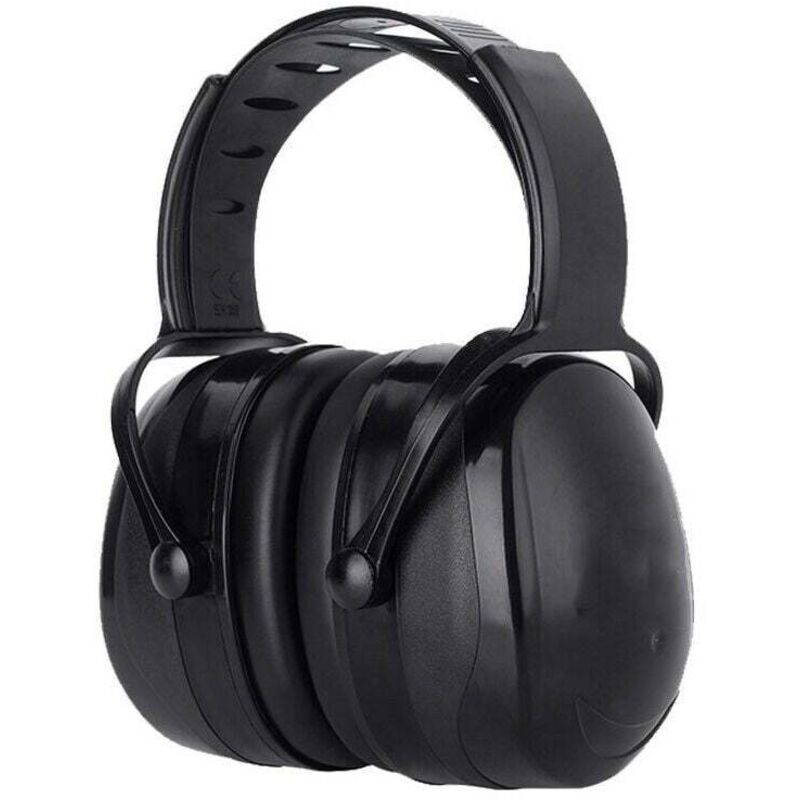 Trimec - Casque Anti Bruit Adulte Réglable Confortable, avec Une Atténuation de snr 38dB, pour Milieu Bruyant ou Stressant-Noir