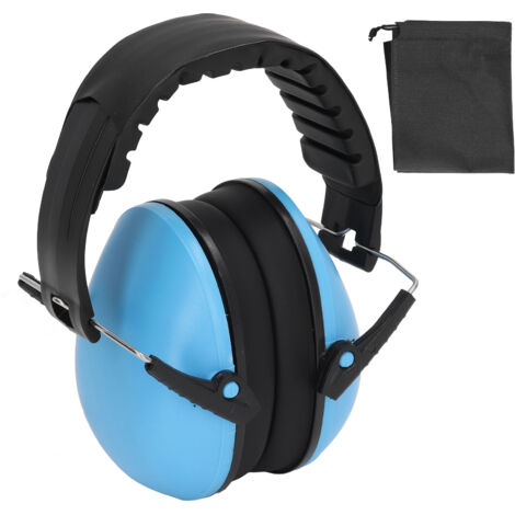 Casque Anti-Bruit Bébé pour Nouveau-né - Protection Auditive Douce pour Dormir - Bleu Ciel
