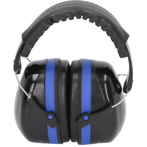 Casque anti-bruit bébé réglable et rotatif à 360° - Protection auditive pour avion en bleu et noir