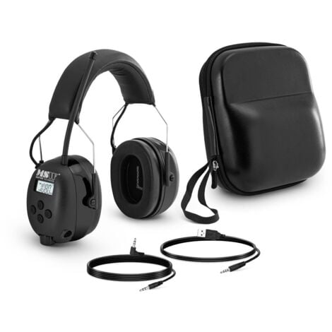 Casque de protection auditive anti-bruits avec talkie-walkie intégré