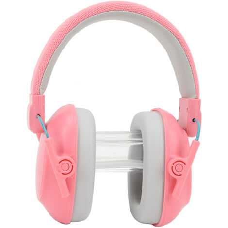 Casque Anti-Bruit Enfant Rose pour Dormir, Protection Auditive Réduction Sonore pour École et Sieste