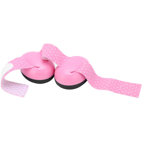 Casque Anti-Bruit Enfants - Protection Auditive Réglable avec Bandoulière Rose