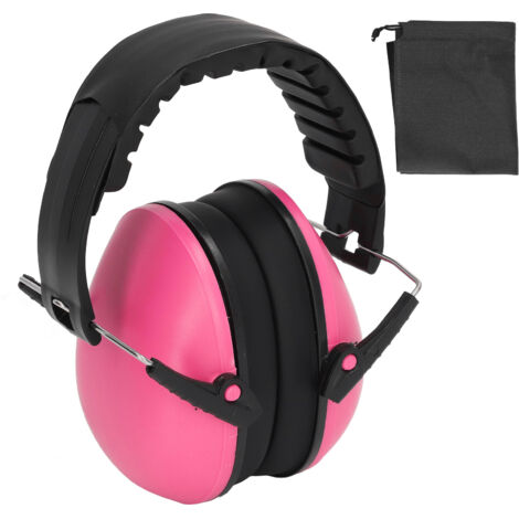 Casque anti-bruit pour bébé rose - Protection auditive douce pour nouveau-né et sommeil
