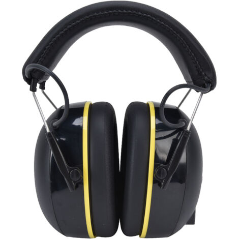 Casque antibruit 5V/1A à réduction de bruit, casque de protection auditive multifonctionnel pour le jardinage, noir