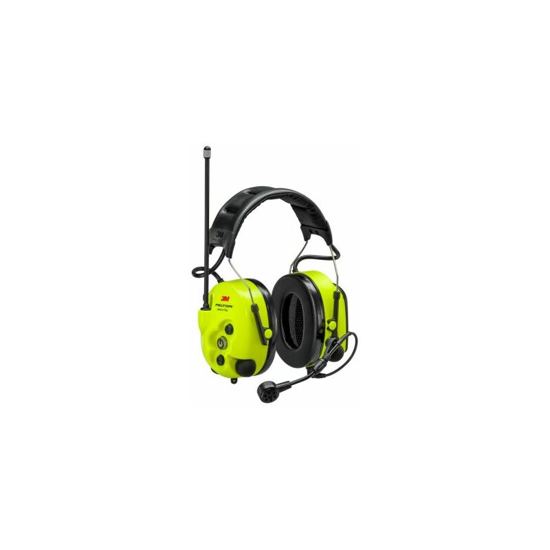 Casque antibruit électronique 3M peltor série LiteCom Plus Serre-tête 32dB Jaune ( Prix pour 1 )