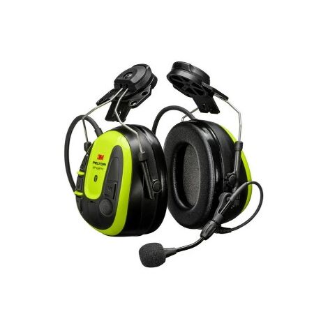 Casque antibruit électronique 3M série WS ALERT X Coquille Noir/Jaune ( Prix pour 1 )