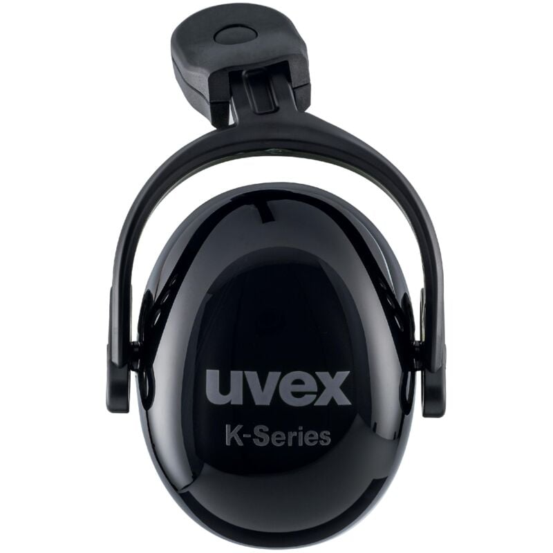 Casque anti-bruit Uvex série Uvex k Coquille 28dB Noir, Gris ( Prix pour 1 paire )